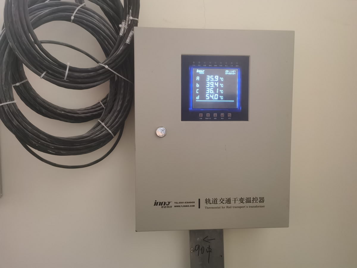 深圳地鐵軌道交通4號線干式變壓器溫控器
